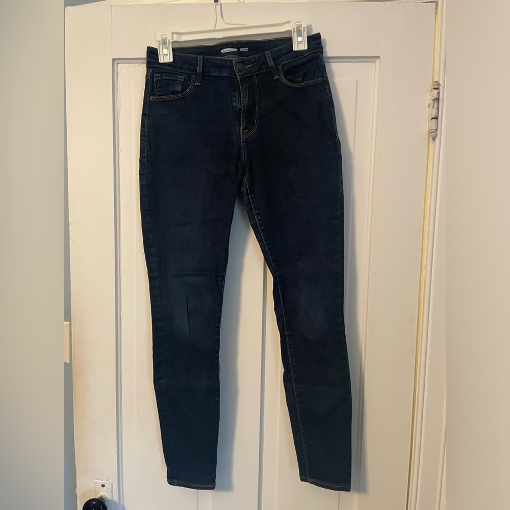 Old Navy dark skinny jeans